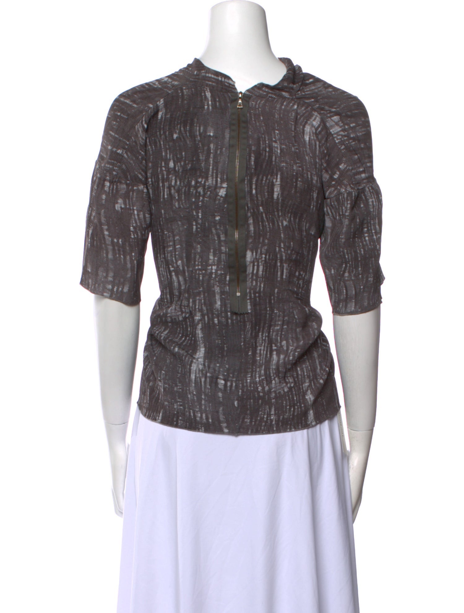 Marni Cowl Neck Short Sleeve Top